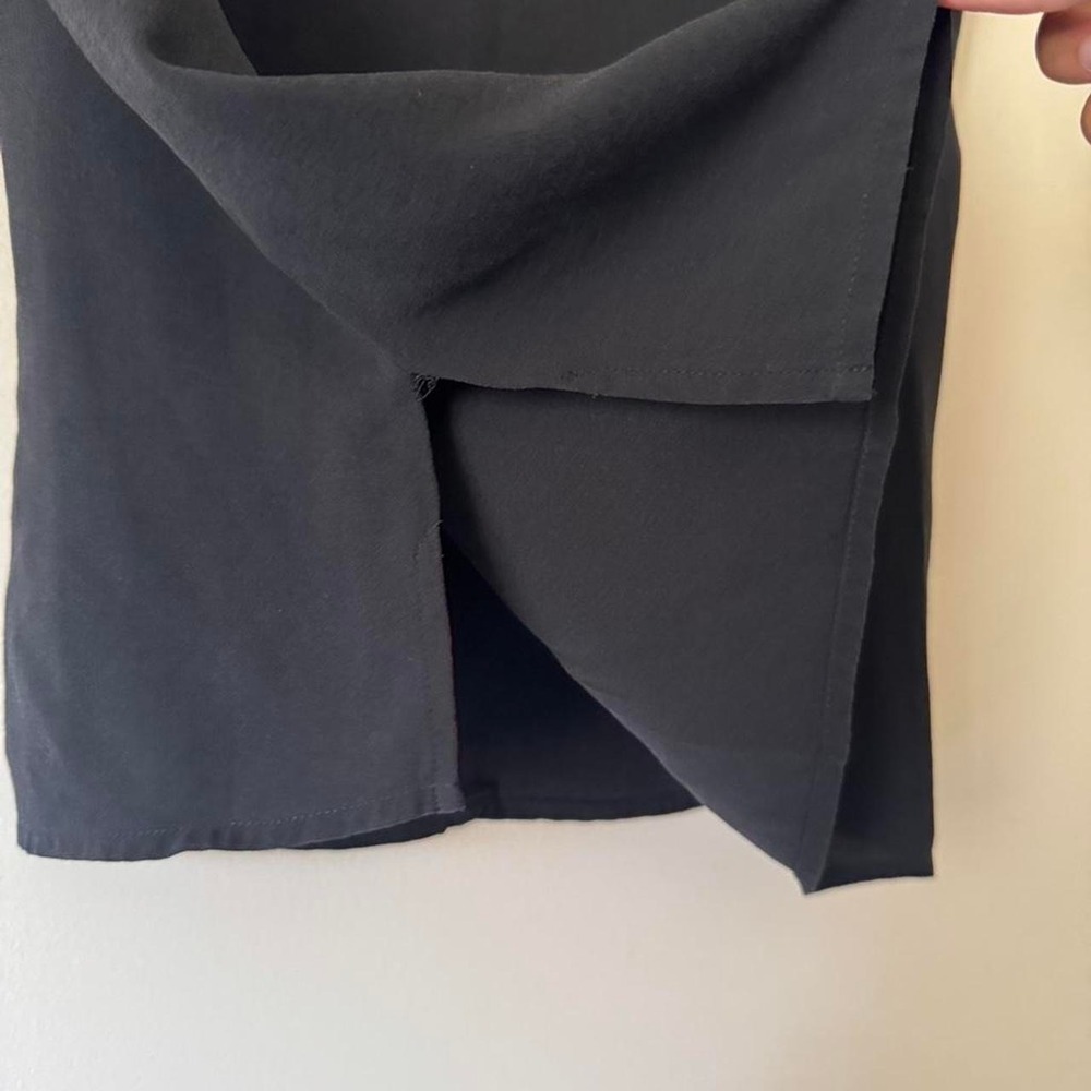 Eileen Fisher Black Silk Tank - Picture 7 of 8